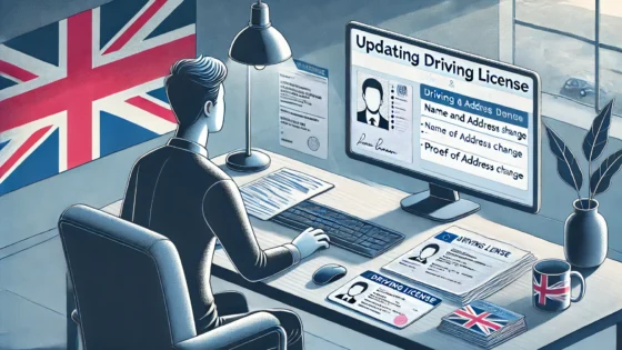 driving licence change of name